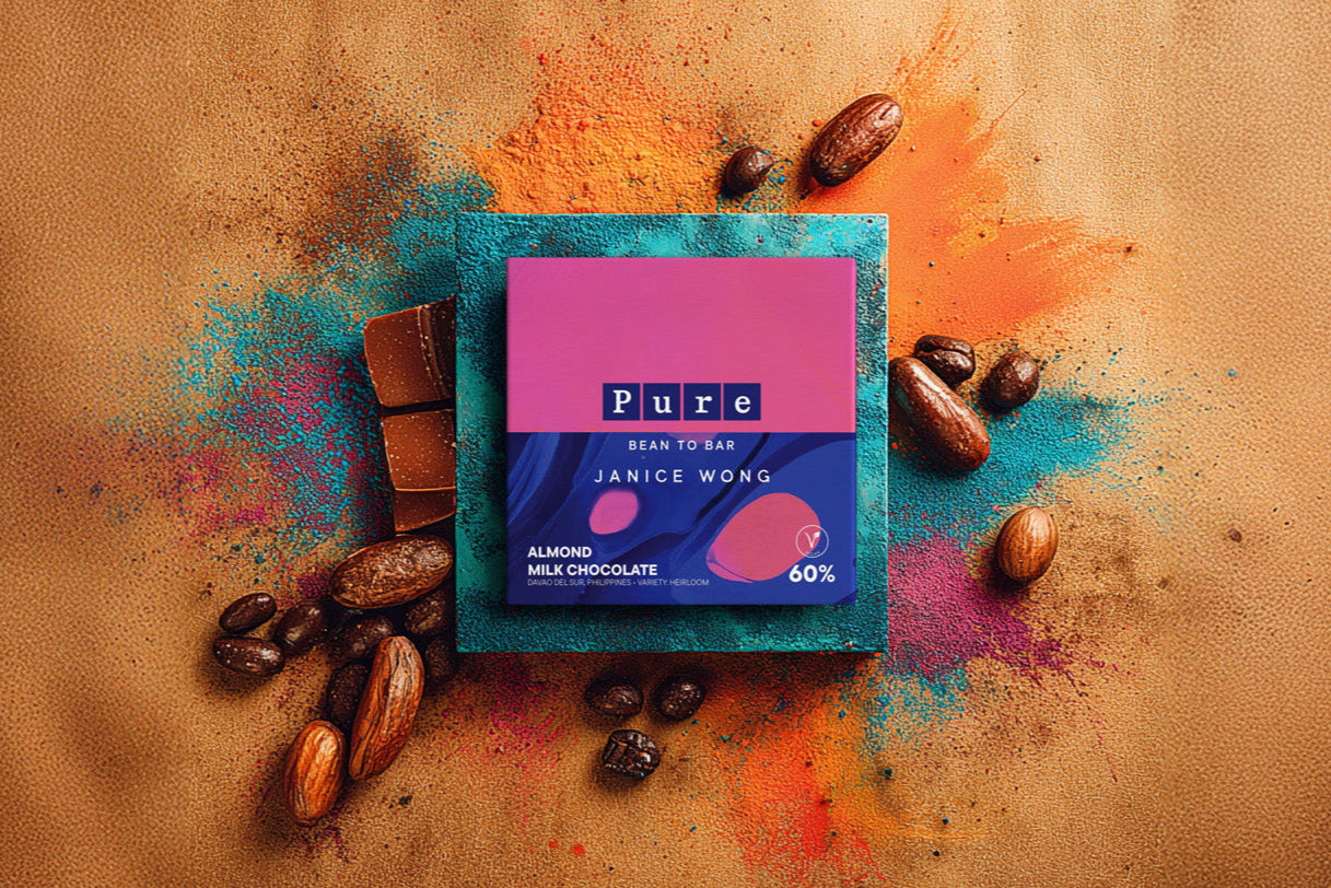 60% Vegan Philippines Single Origin Almond Milk Chocolate