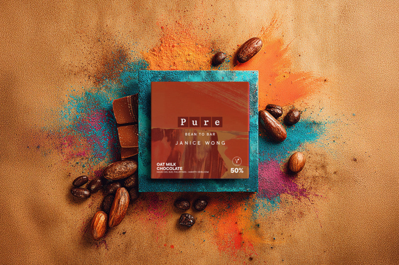 50% Vegan Philippines Single Origin Oat Milk Chocolate